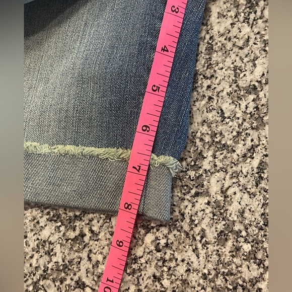 LOFT Distressed Bermuda Shorts NWT 4 / 27 cuffed raw hem - Picture 7 of 10